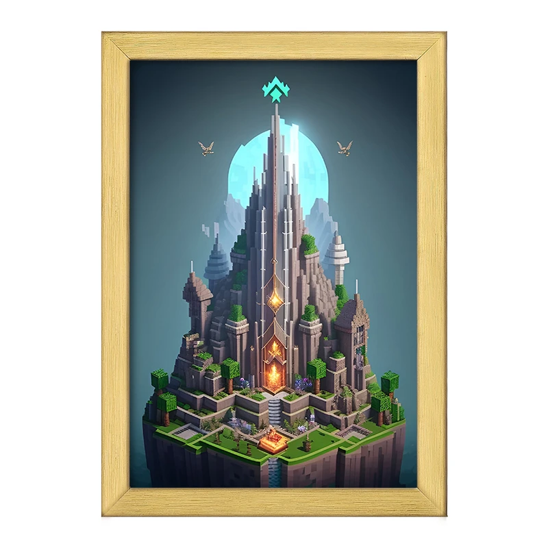 تابلو خندالو طرح ماینکرافت (Minecraft) کد F3522