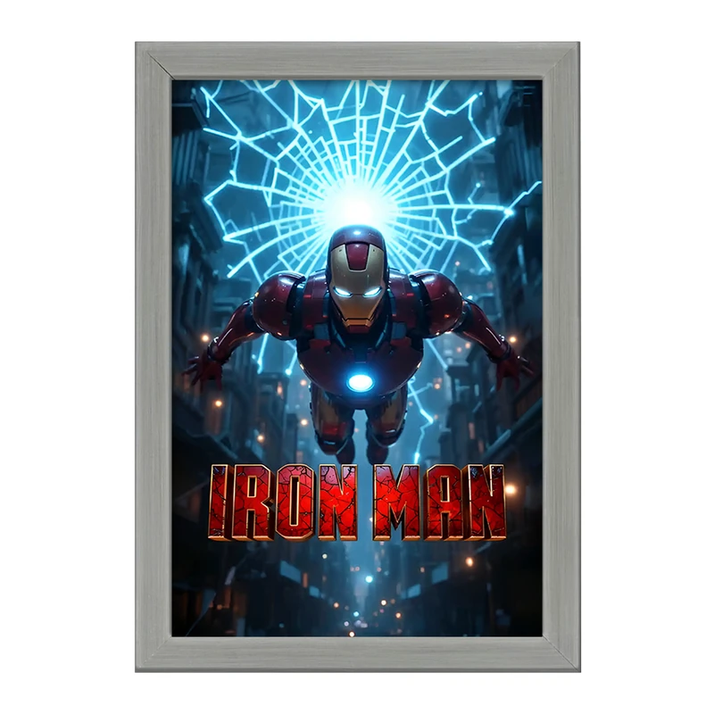 تابلو خندالو طرح مرد آهنی مارول (Marvel) کد F12643