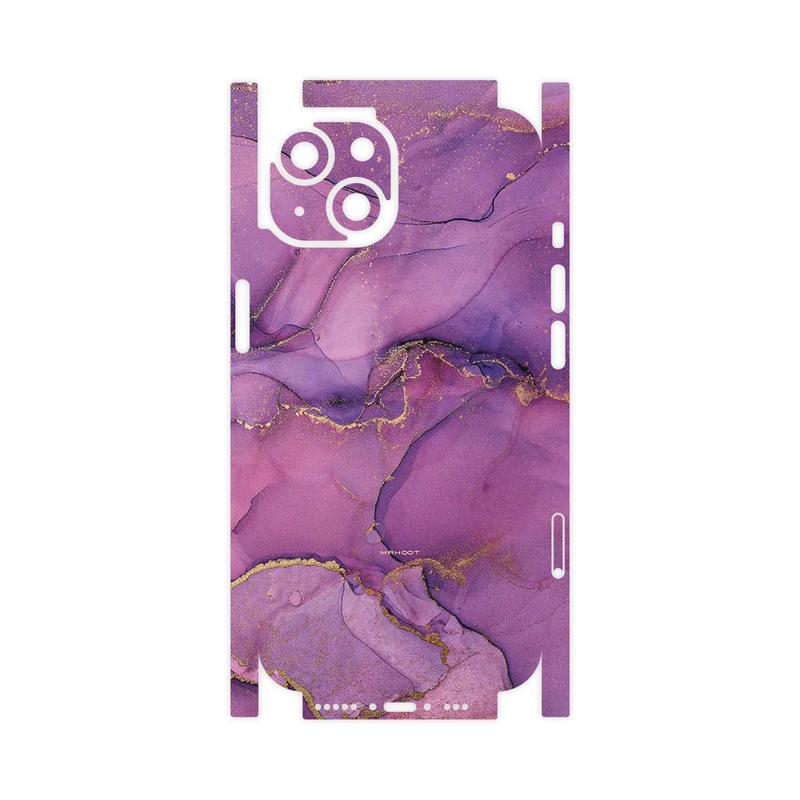 برچسب پوششی ماهوت مدل Purple Marble-FullSkin مناسب برای گوشی موبایل اپل iPhone 14