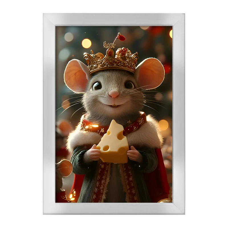 تابلو خندالو طرح موش پادشاه کد F9618