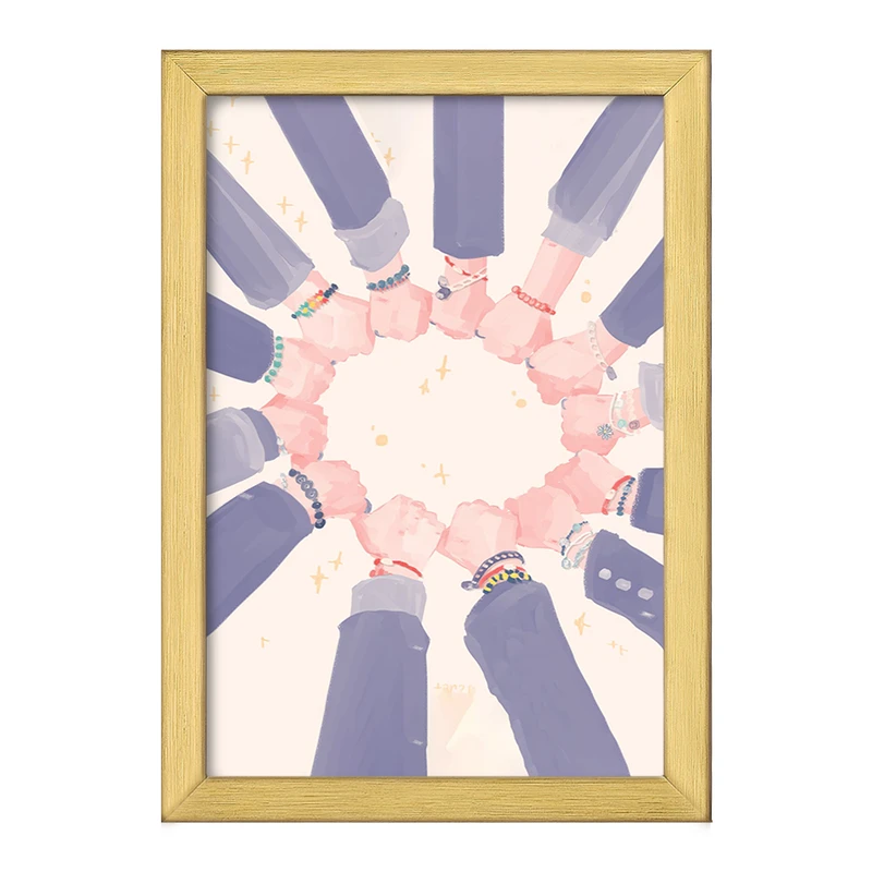 تابلو خندالو طرح گروه سونتین Seventeen  کد 21661