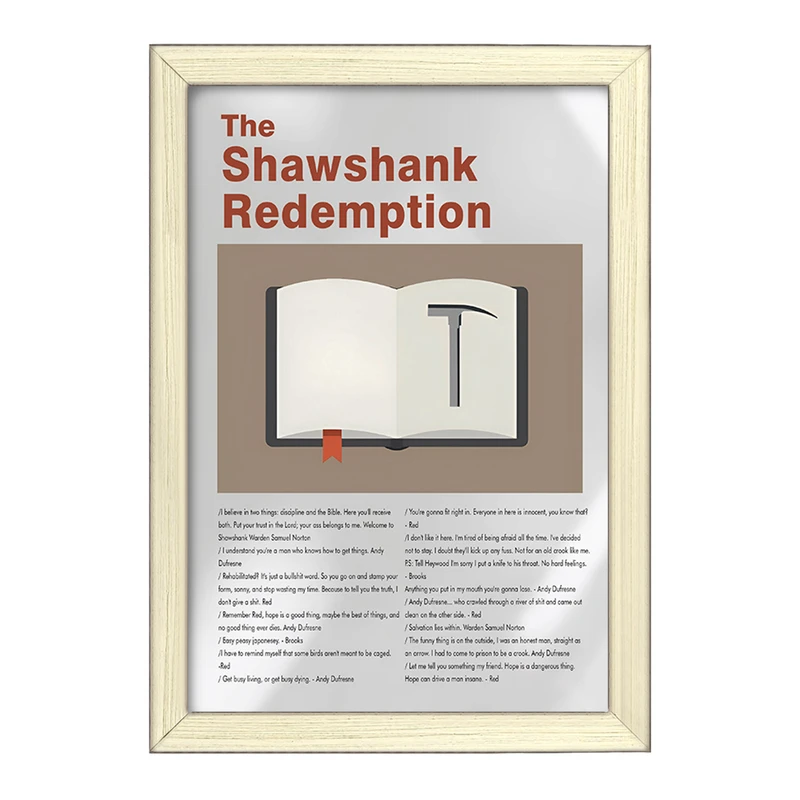 تابلو خندالو طرح رستگاری در شاوشنک (The Shawshank Redemption) کد F13827