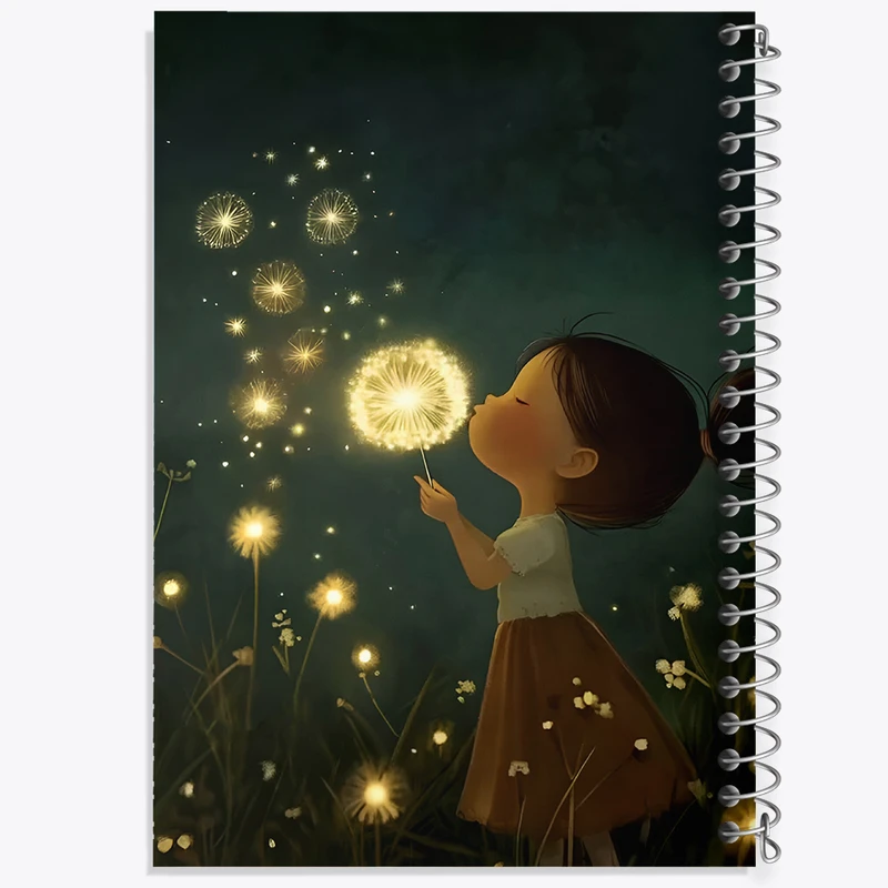 دفتر مشق 100 برگ خندالو طرح دخترانه کیوت کد N7433