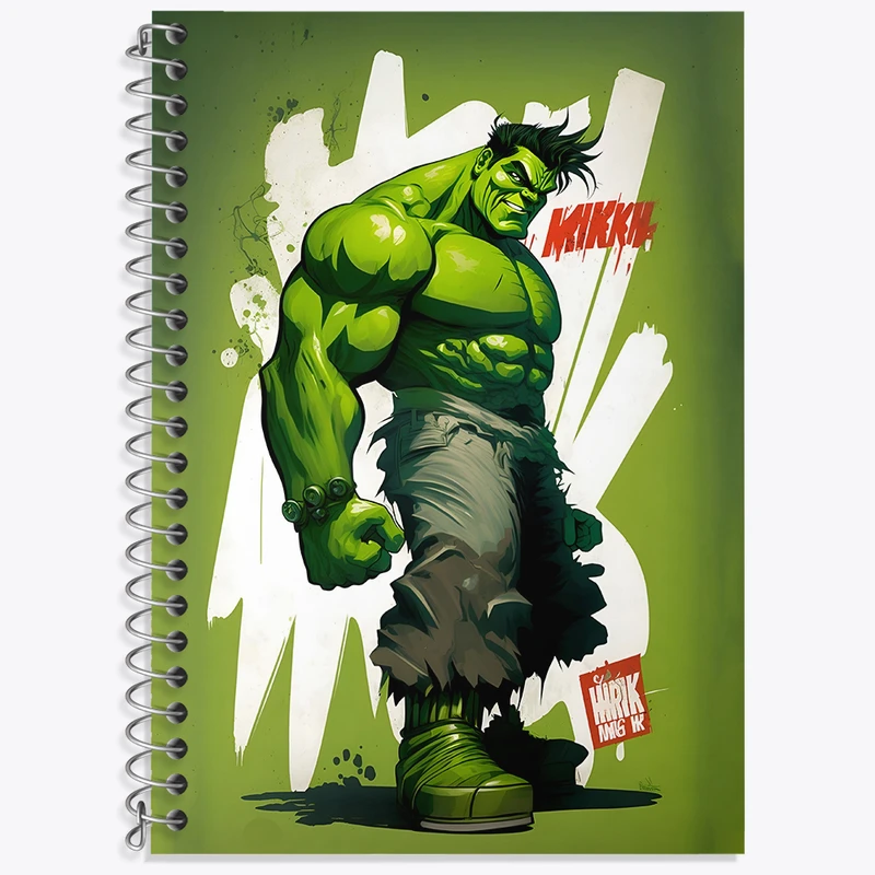 دفتر نت موسیقی 50 برگ خندالو طرح هالک کد F3960