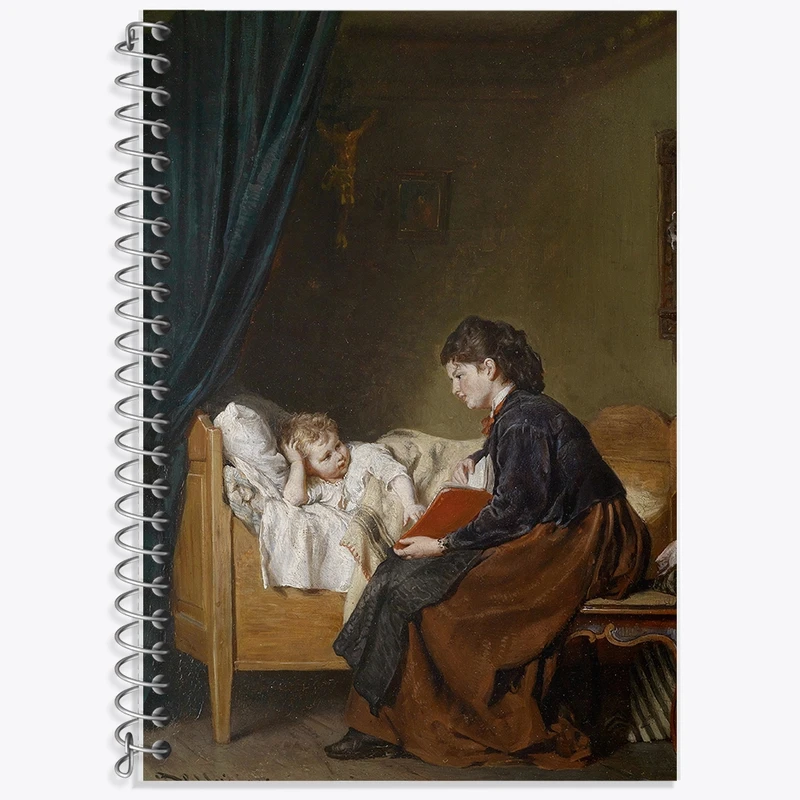 دفتر لغت 50 برگ خندالو طرح نقاشی داستان قبل از خواب اثر فلیکس شلزینگر کد F12309