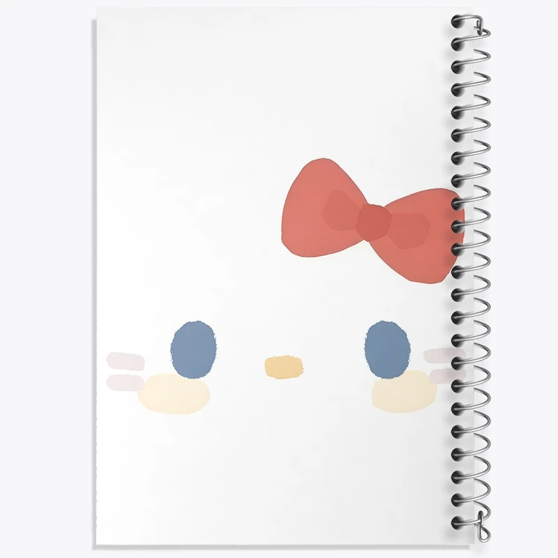 دفتر طراحی 50 برگ خندالو طرح هلو کیتی کد N3483