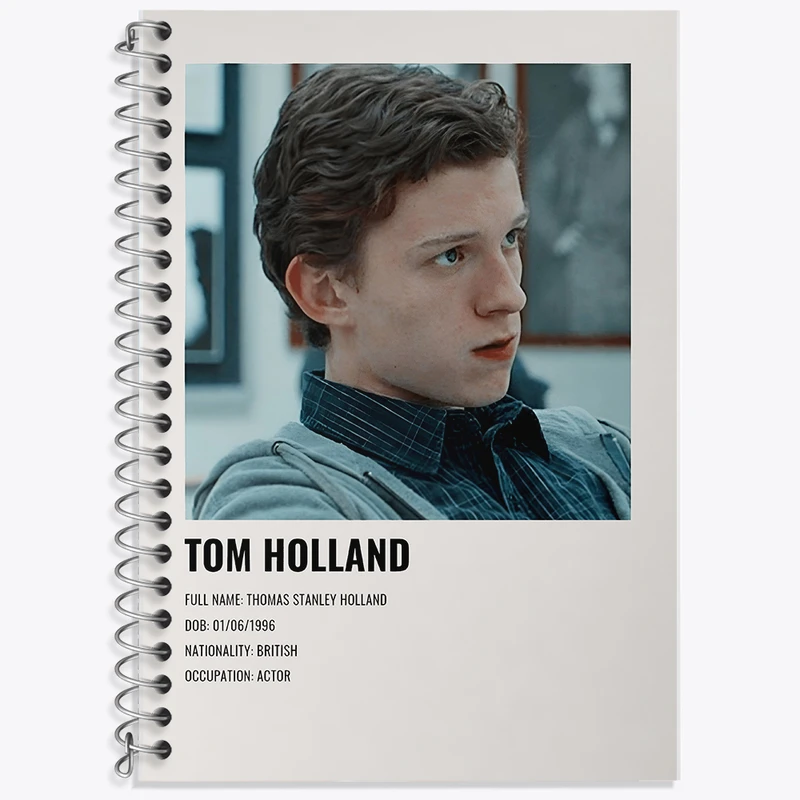 دفتر نت موسیقی 50 برگ خندالو طرح تام هالند (Tom Holland) کد F13157