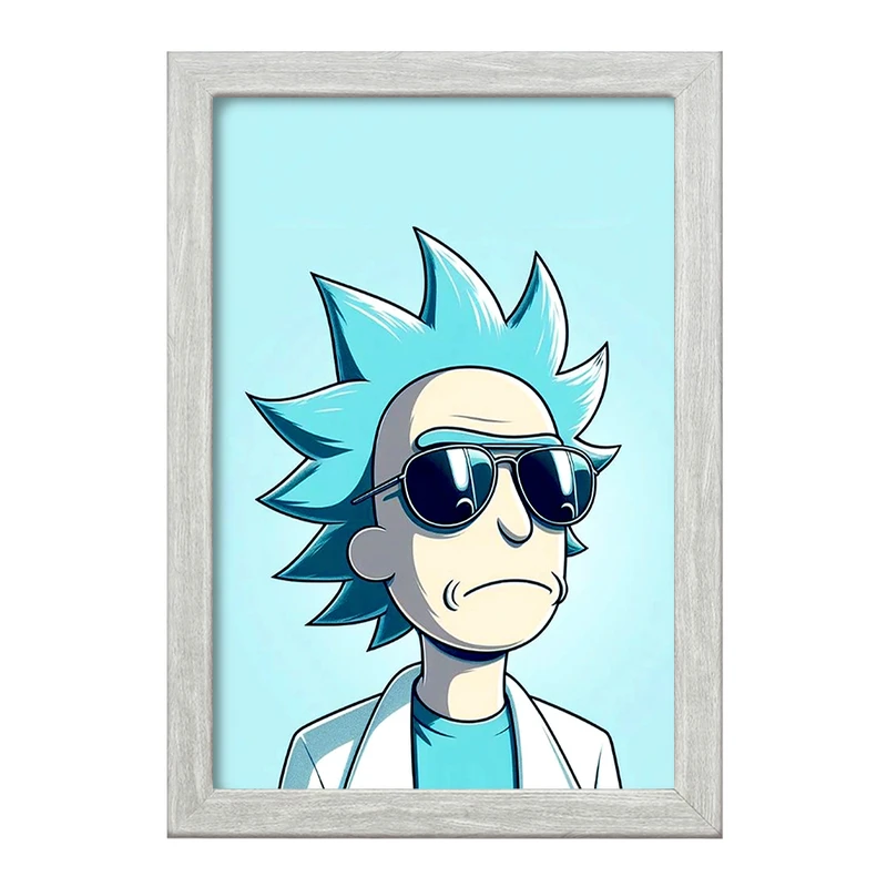 تابلو خندالو طرح ریک (Rick) کد F1869