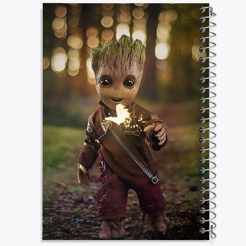 دفتر لیست خرید 50 برگ خندالو طرح گروت (Groot) کد F10741