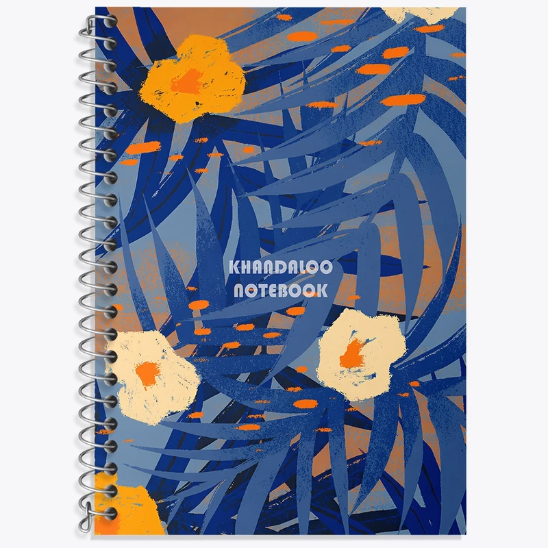 دفتر زبان 50 برگ خندالو مدل سه خط طرح فانتزی کد N8888