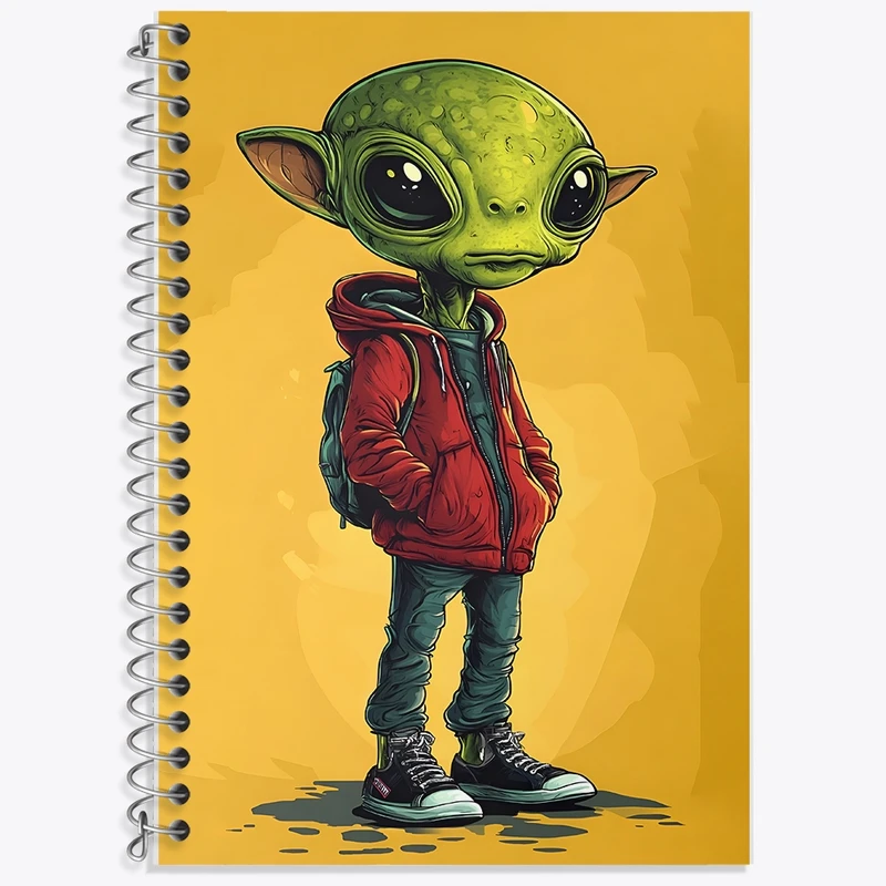 دفتر لغت 50 برگ خندالو طرح آدم فضایی کد F10530