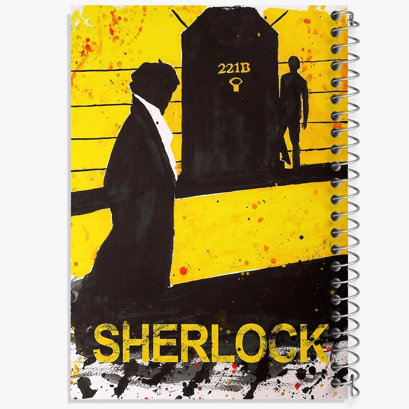دفتر لیست خرید 50 برگ خندالو طرح شرلوک هولمز (Sherlock Holmes) کد F11363