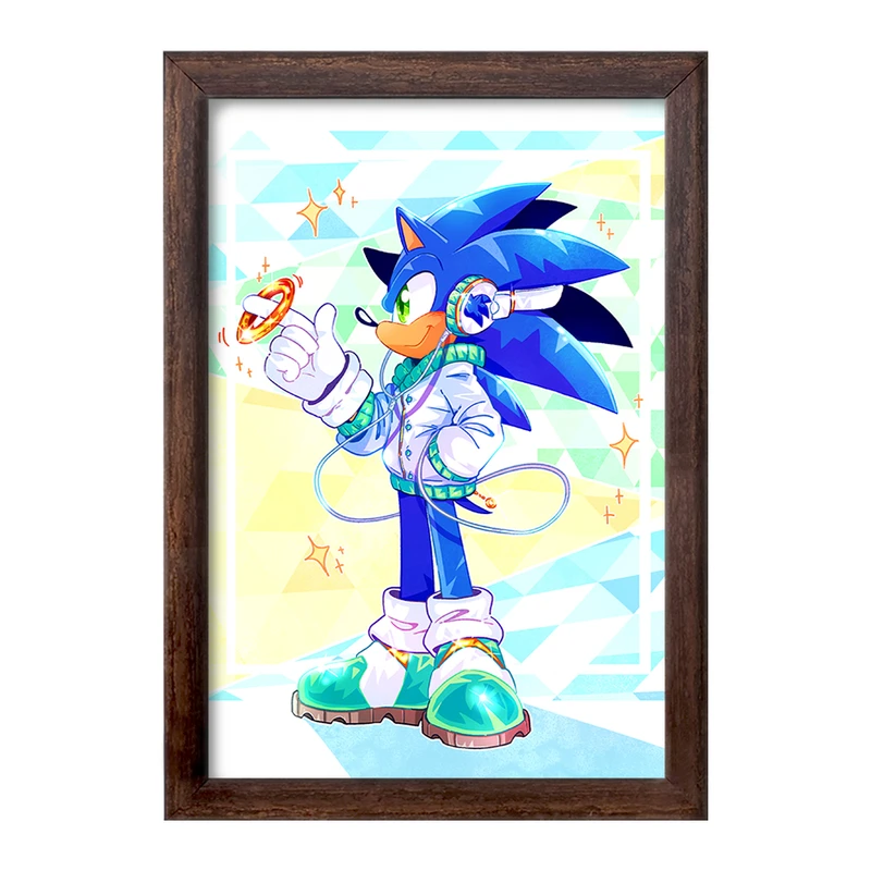 تابلو خندالو طرح سونیک (Sonic) کد 37025