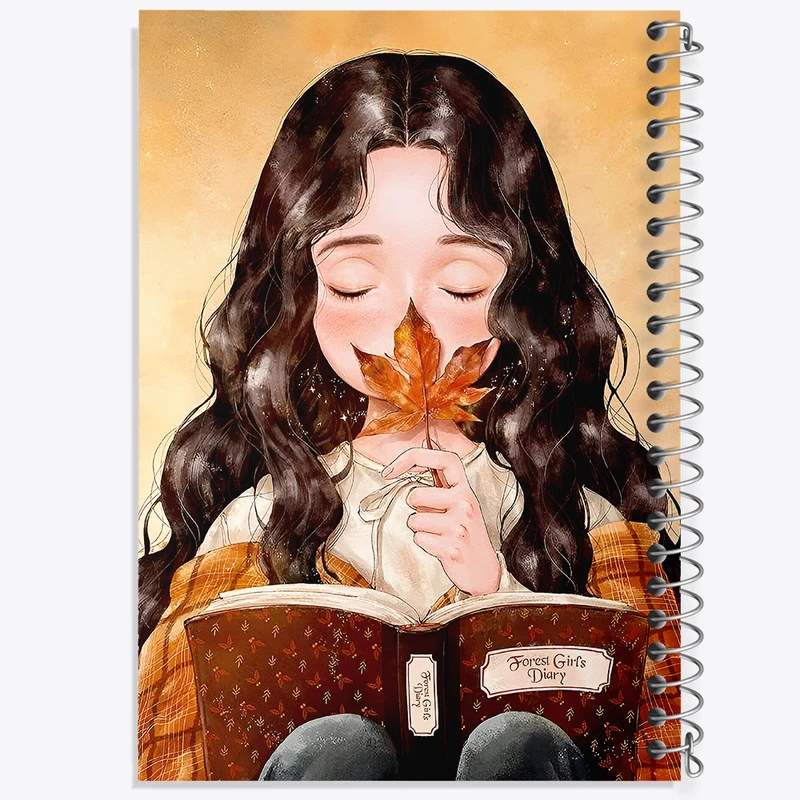 دفتر مشق 100 برگ خندالو طرح دخترانه فانتزی کد N9376