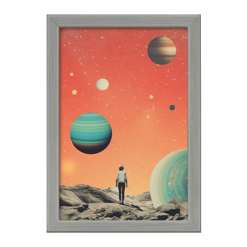 تابلو خندالو طرح کهکشان کد F3212