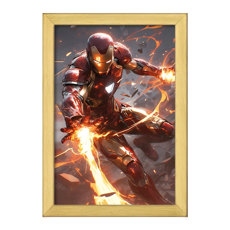 تابلو خندالو طرح مرد آهنی مارول (Marvel) کد F4752