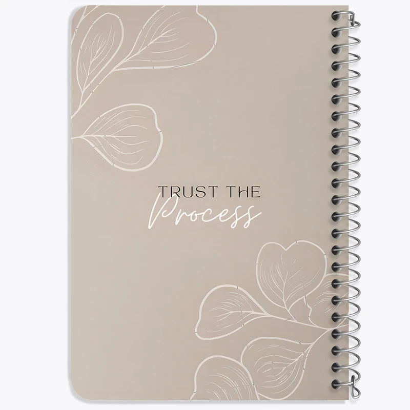 دفتر یادداشت 50 برگ خندالو طرح Trust The Process کد N6898