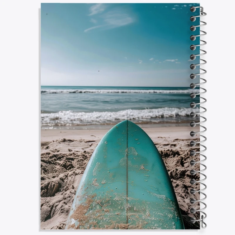 دفتر شطرنجی 50 برگ خندالو طرح موج سواری کد F3565