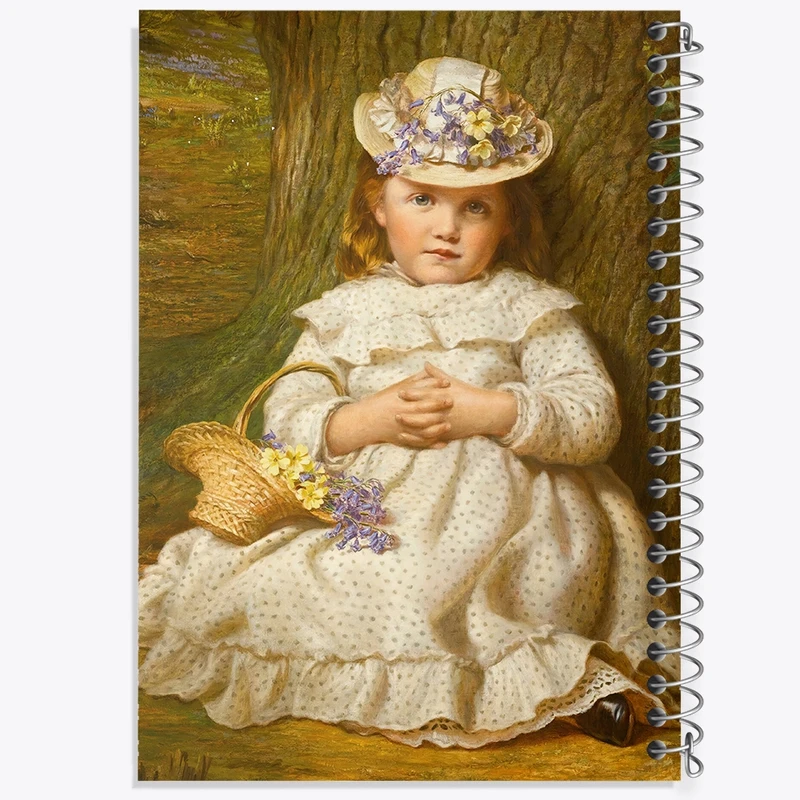 دفتر لیست خرید 50 برگ خندالو طرح نقاشی پامچال و بلبلز اثر ساموئل سیدلی کد F12350