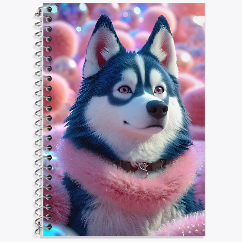 دفتر نت موسیقی 50 برگ خندالو طرح سگ هاسکی کد F12794