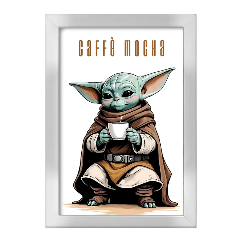 تابلو خندالو طرح بیبی یودا کد F10177