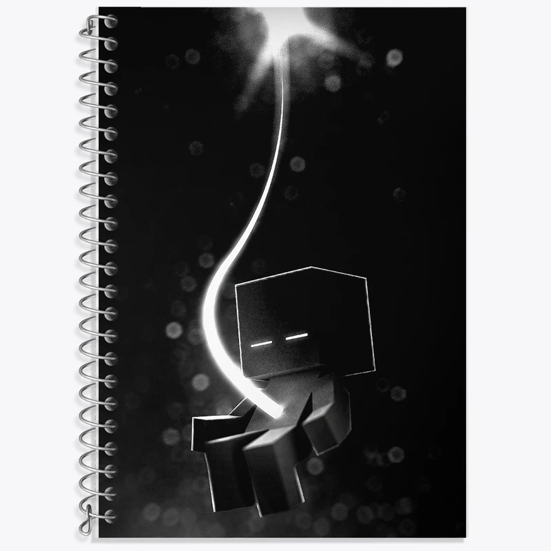 دفتر زبان 50 برگ خندالو مدل سه خط طرح ماینکرافت (Minecraft) کد F14074