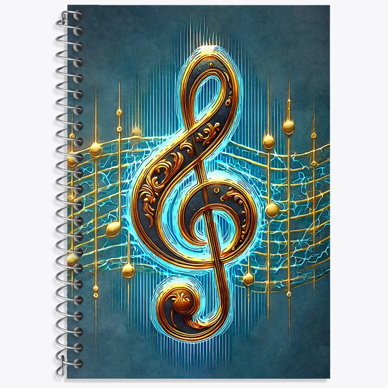 دفتر زبان 50 برگ خندالو مدل دو خط طرح کلید سل کد N8073