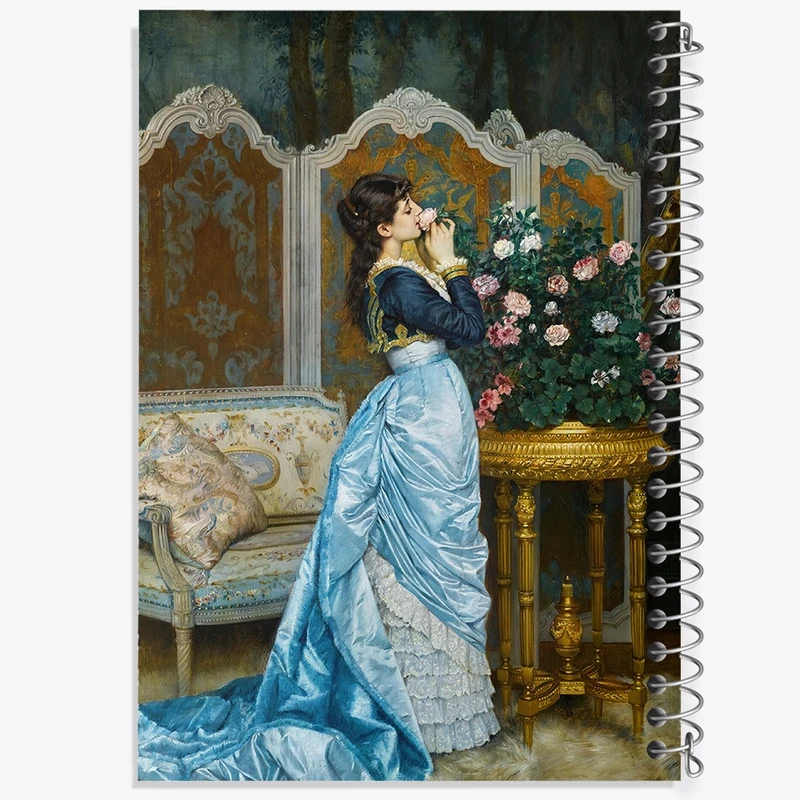 دفتر طراحی 50 برگ خندالو طرح نقاشی رویای روز اثر آگوست تولموش کد F12282