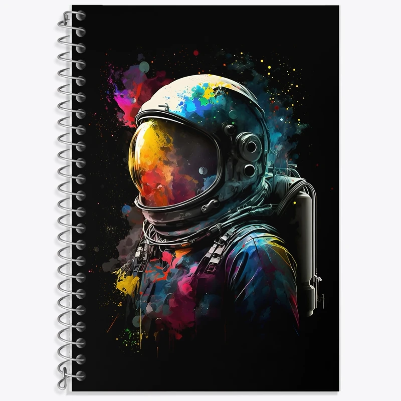 دفتر لغت 50 برگ خندالو طرح فضانورد کد F9967