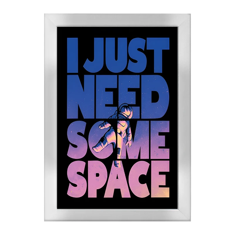 تابلو خندالو طرح I Just Need Some Space کد F10099