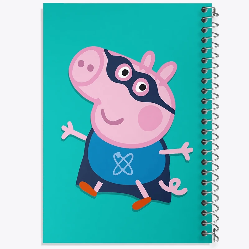 دفتر طراحی 50 برگ خندالو طرح جورج انیمیشن پپا پیگ Peppa pig  کد 22069