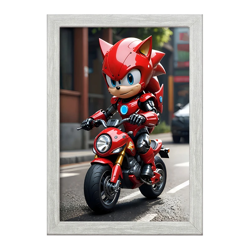 تابلو خندالو طرح سونیک (Sonic) کد F6865