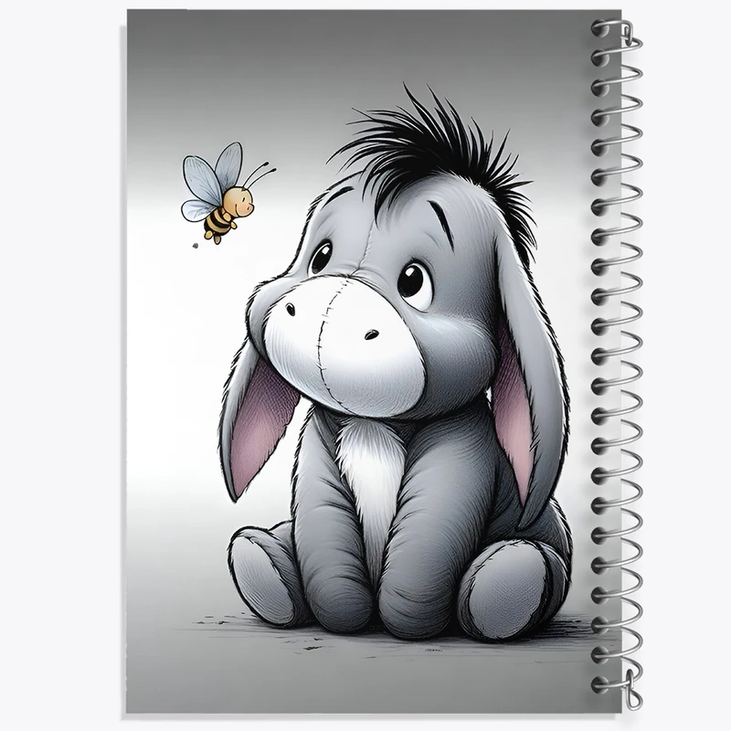 دفتر لیست خرید 50 برگ خندالو طرح ایور خرس پو کد F4510