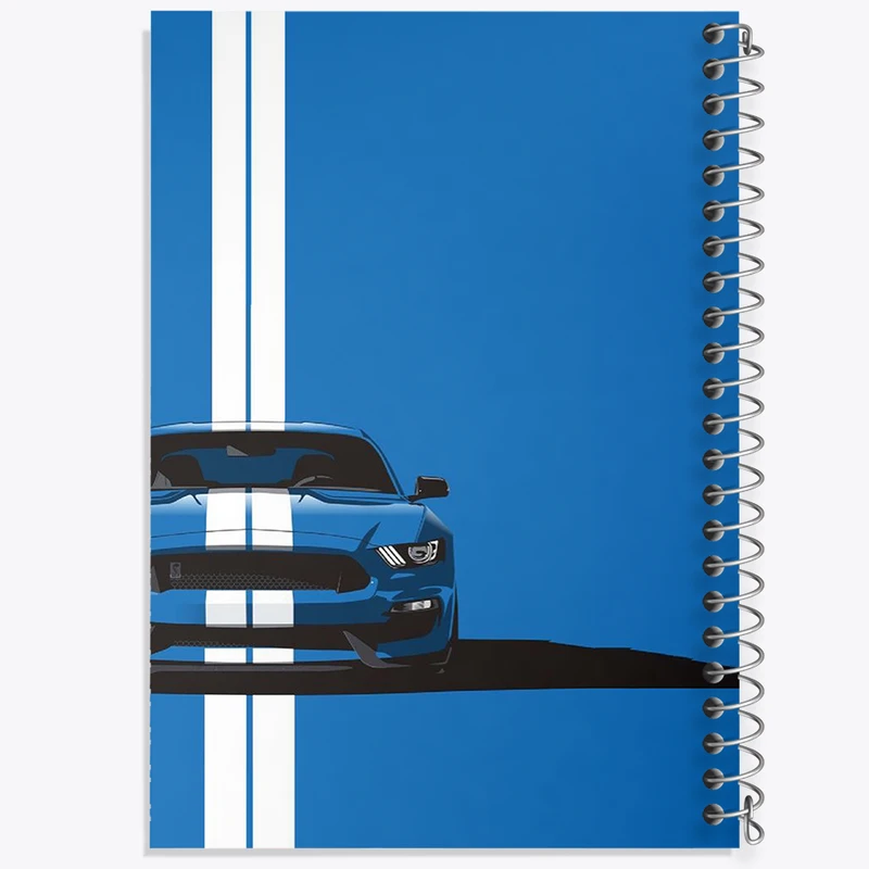 دفتر مشق 50 برگ خندالو طرح ماشین اسپرت کد F2928