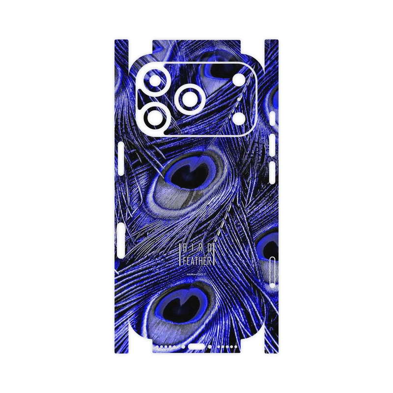 برچسب پوششی ماهوت مدل Purple Feather-FullSkin مناسب برای گوشی موبایل اپل iPhone 17 Pro