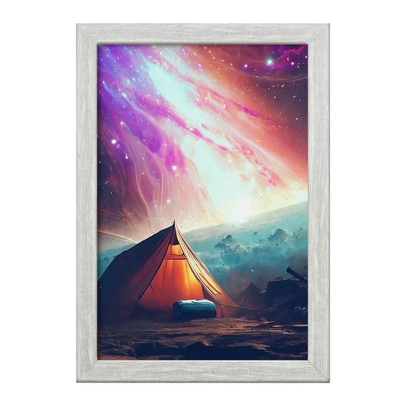 تابلو خندالو طرح کمپینگ (Camping) کد F1167