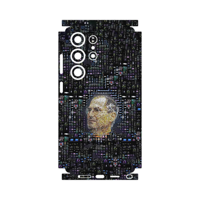 برچسب پوششی ماهوت مدل Collage of Steve Jobs 2-FullSkin مناسب برای گوشی موبایل سامسونگ Galaxy S25 Ultra