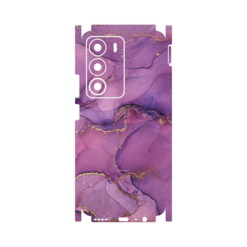 برچسب پوششی ماهوت مدل Purple Marble-FullSkin مناسب برای گوشی موبایل ریلمی C71