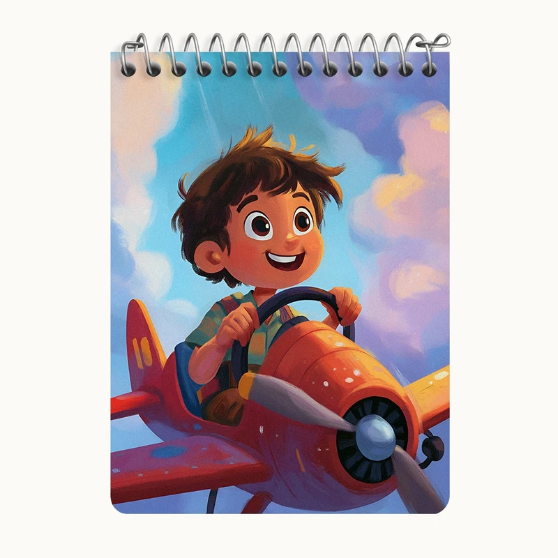 دفتر یادداشت 50 برگ خندالو طرح پسرانه کد N7419