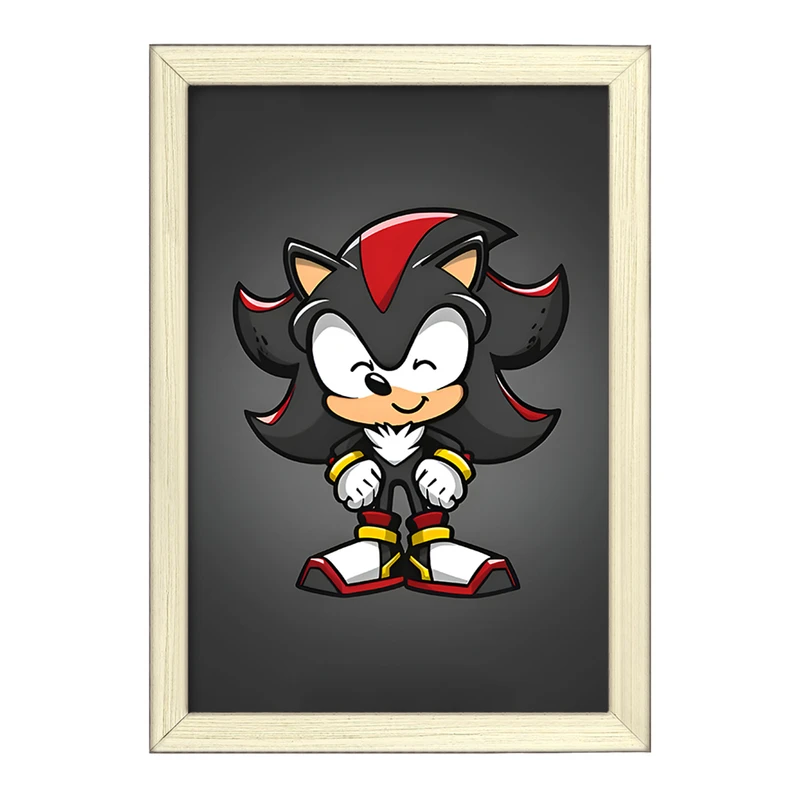 تابلو خندالو طرح سایه جوجه تیغی سونیک کد F9422