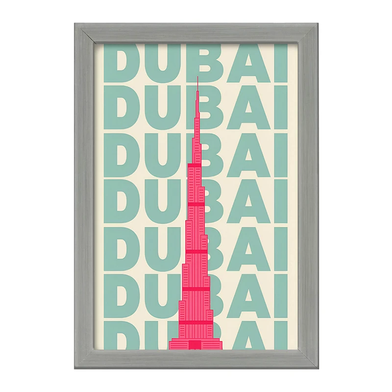 تابلو خندالو طرح دبی (Dubai) کد F5955