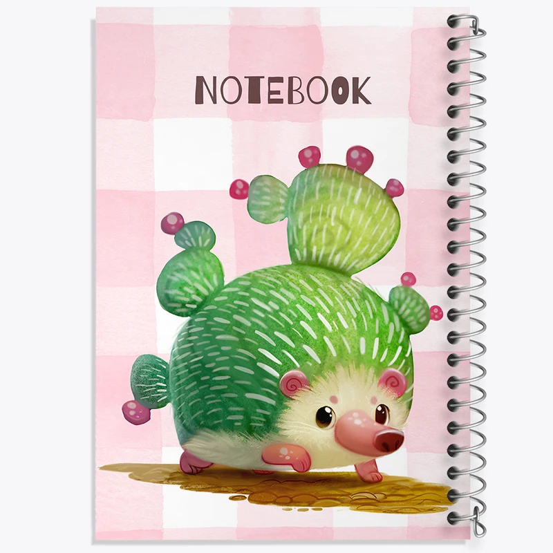 دفتر نقاشی 50 برگ خندالو طرح جوجه تیغی کاکتوسی کد N6535