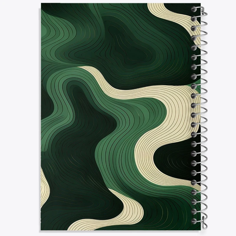 دفتر طراحی 50 برگ خندالو طرح پترن فانتزی کد N2617