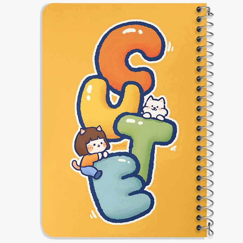 دفتر یادداشت 50 برگ خندالو طرح Cute کد N3916