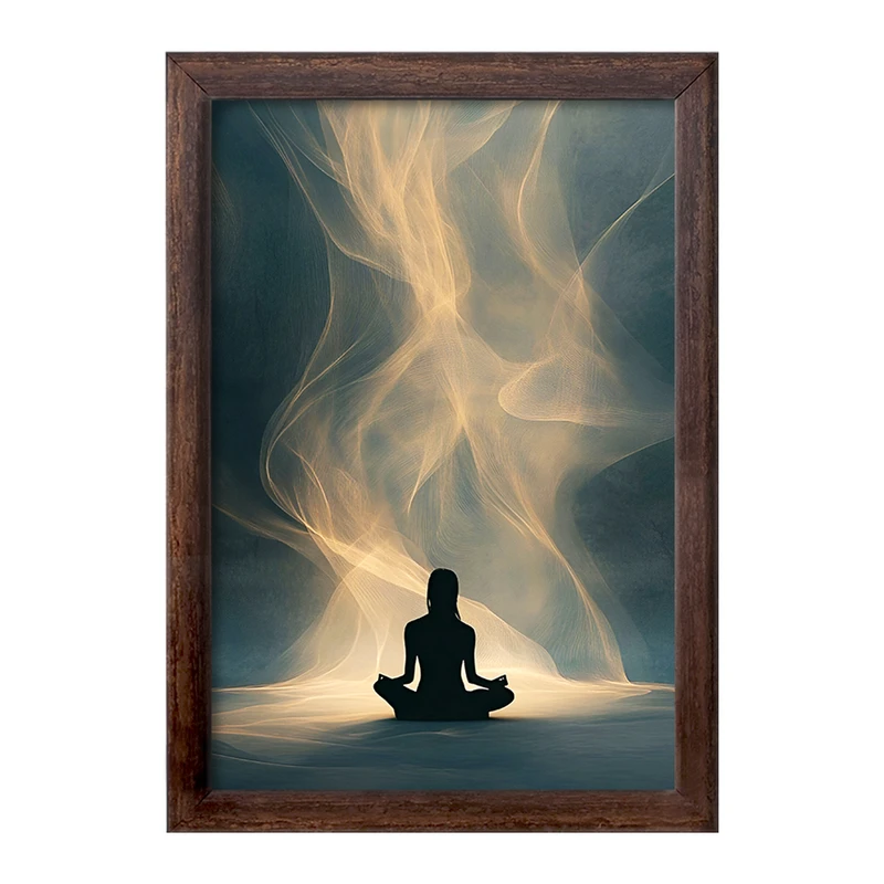 تابلو خندالو طرح مدیتیشن (Meditation) کد F8892