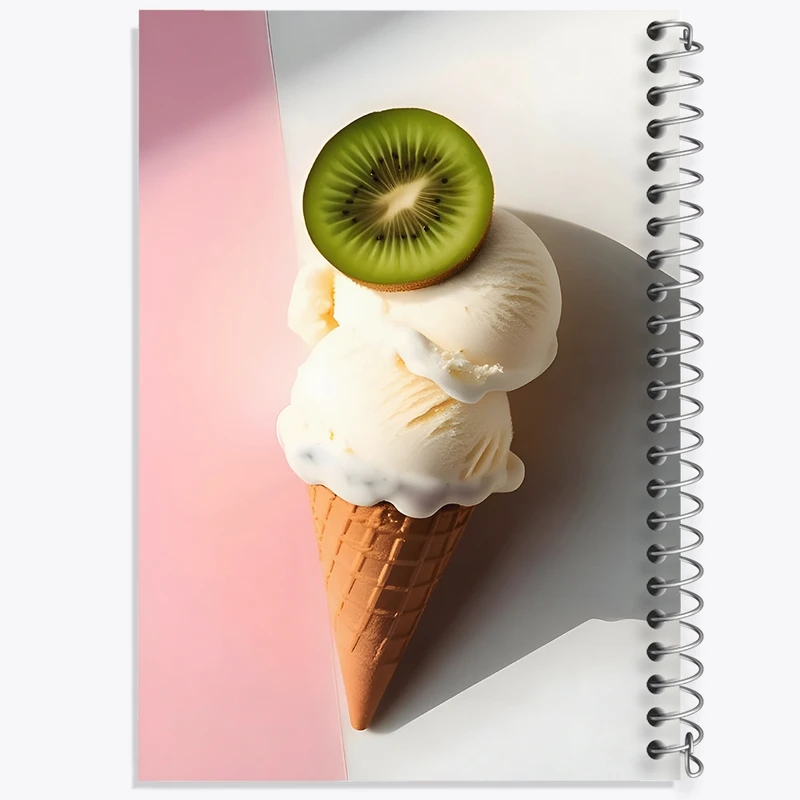 دفتر شطرنجی 50 برگ خندالو طرح بستنی کد F10578