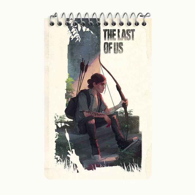 دفتر یادداشت 50 برگ خندالو طرح آخرین بازمانده از ما (The Last of Us) کد F4455