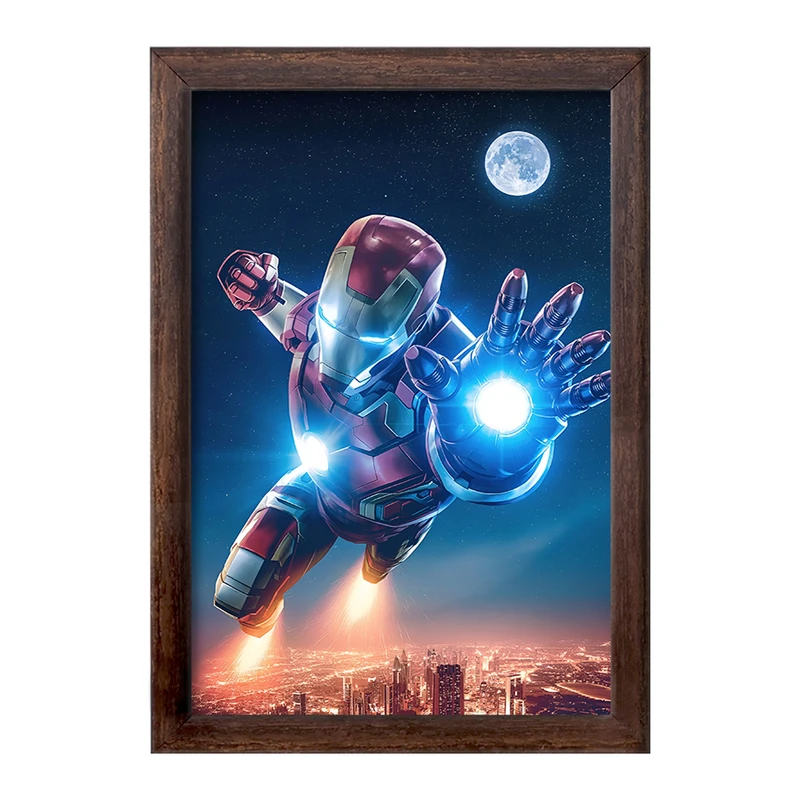 تابلو خندالو طرح مرد آهنی مارول (Marvel) کد F10746