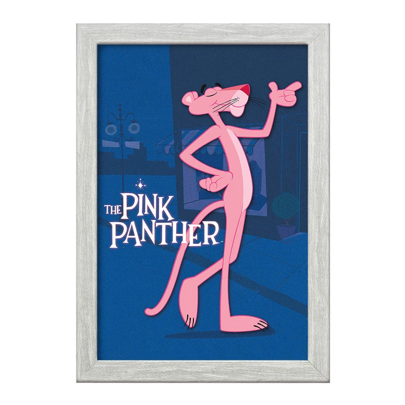تابلو خندالو طرح پلنگ صورتی Pink Panther  کد 1405