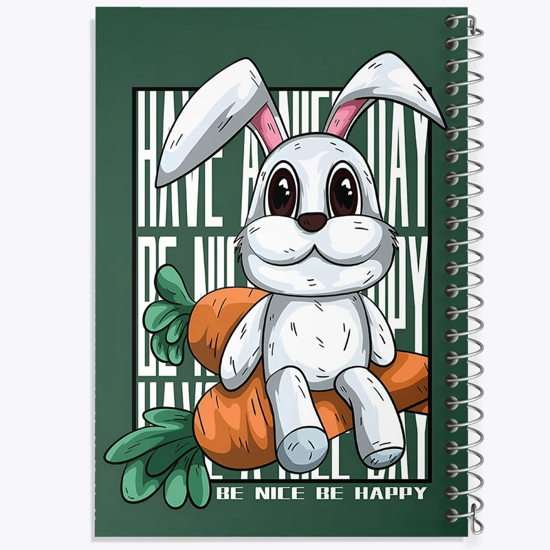 دفتر نقاشی 50 برگ خندالو طرح خرگوش (Rabbit) کد N8503